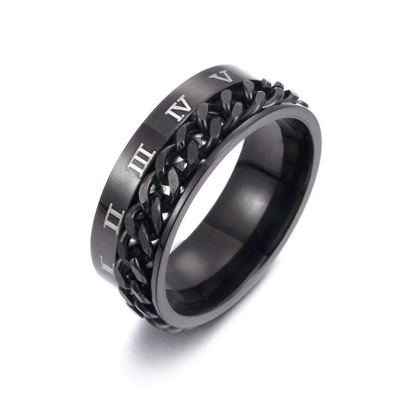 Stainless Steel Roman Opener Ring