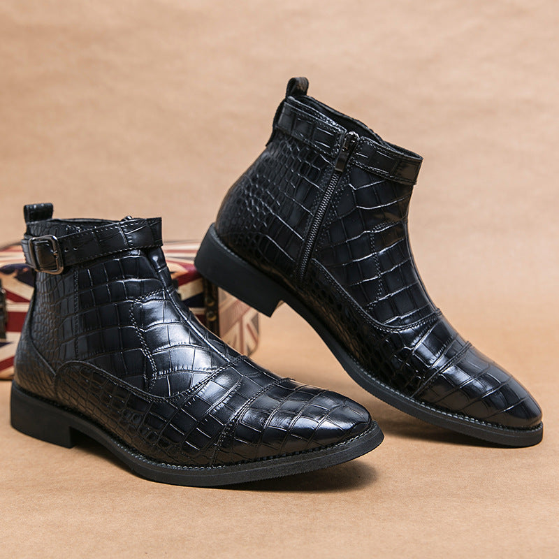Men's Crocodile Pattern shoes