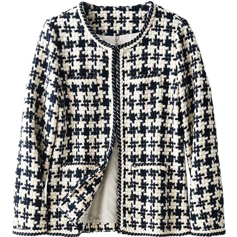 Houndstooth Small Fragrance Jacket Women